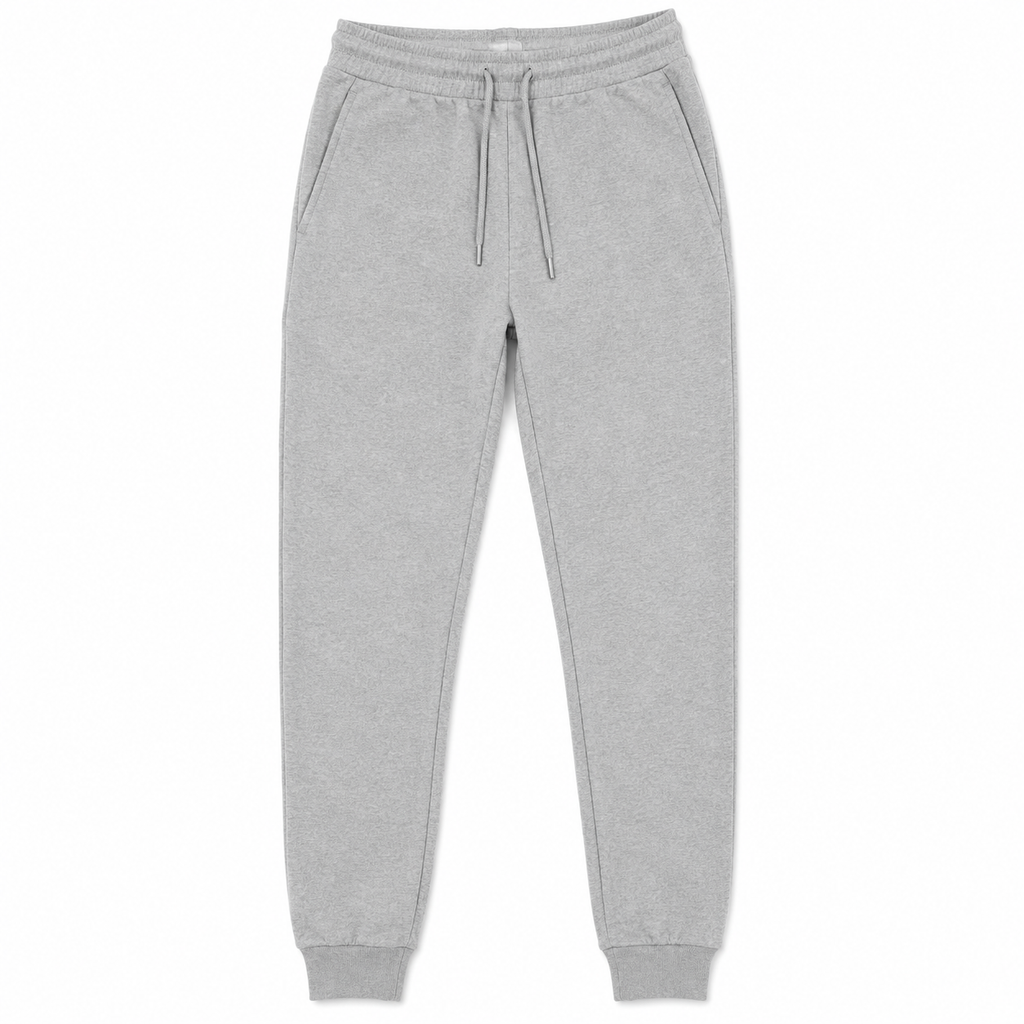Premium Fleece Jogger Trousers – Light Grey | soulvaier