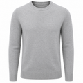 Premium Merino Knit Sweater – Light Grey | soulvaier