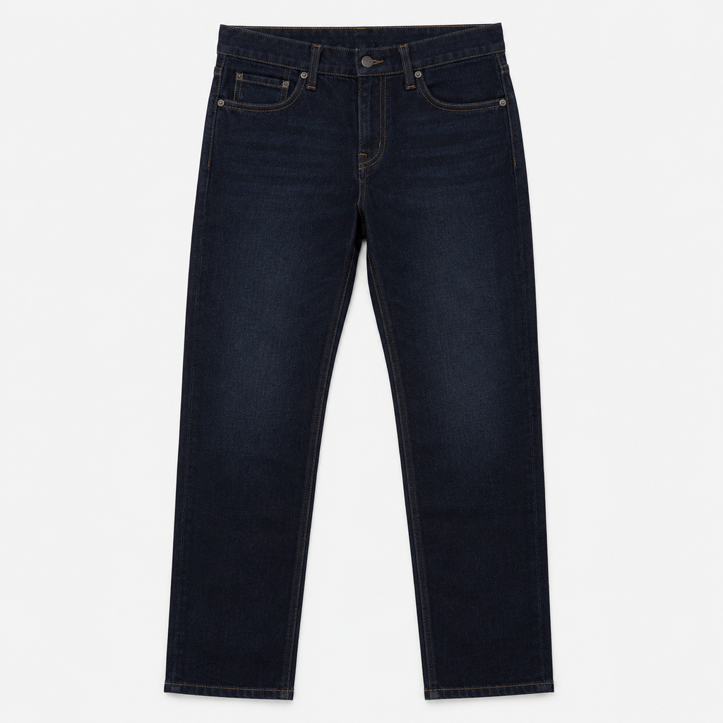 Premium Dark Wash Denim Jeans | soulvaier