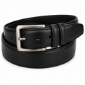 Genuine Leather Dress Belt – Classic Black | soulvaier